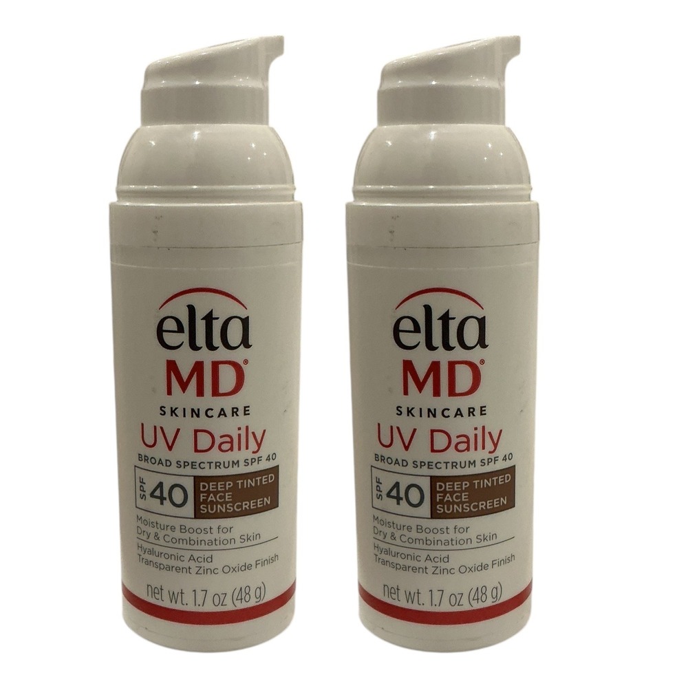 EltaMD‎ - UV Daily Deep Tinted Sunscreen (2 X 1.7 oz) - SPF 40